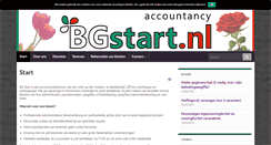 Desktop Screenshot of bgstart.nl