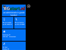 Tablet Screenshot of bgstart.nl